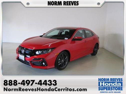 Red 2020 Honda Civic EX