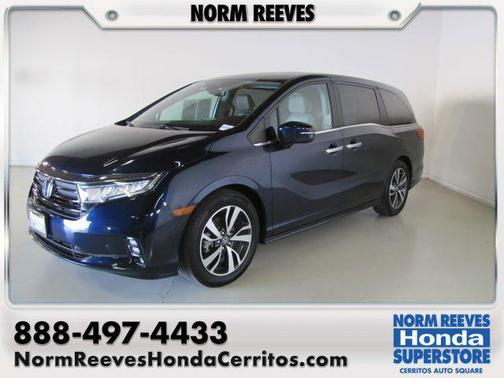 Blue 2022 Honda Odyssey Touring