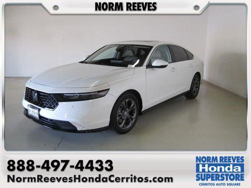 White 2024 Honda Accord Hybrid EX-L