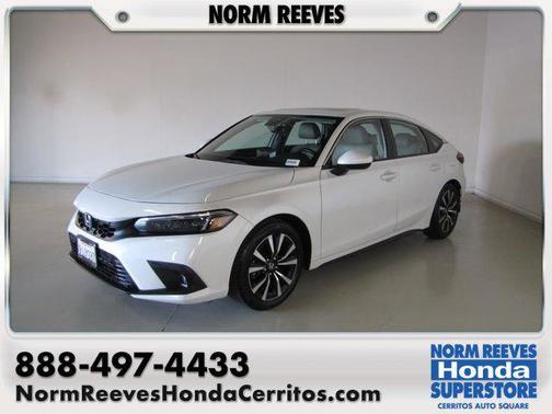 White 2024 Honda Civic EX-L
