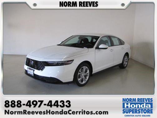 White 2024 Honda Accord LX 1.5T
