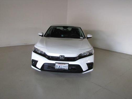 White 2023 Honda Civic LX