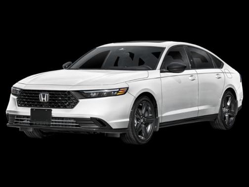White 2026 Honda Accord Hybrid Sport-L
