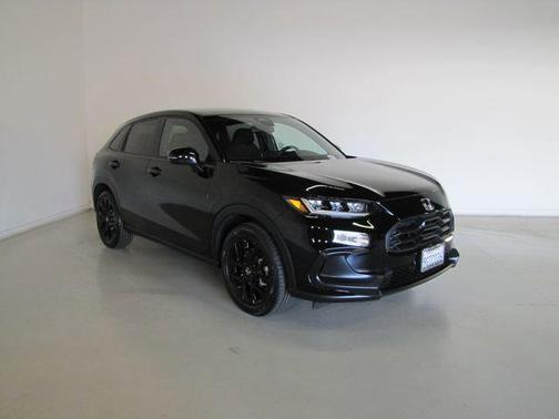 Black 2024 Honda HR-V 2WD Sport