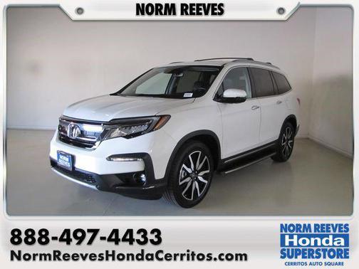 White 2021 Honda Pilot Touring 8-Passenger
