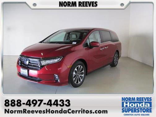Red 2023 Honda Odyssey EX-L
