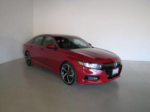 Red 2019 Honda Accord Sport