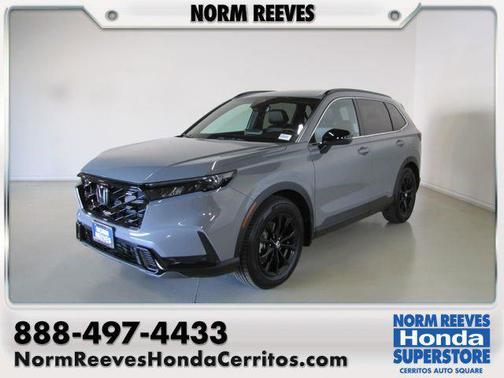 Gray 2025 Honda CR-V Hybrid Sport FWD