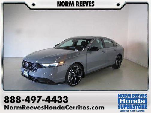 Gray 2025 Honda Accord Hybrid Sport