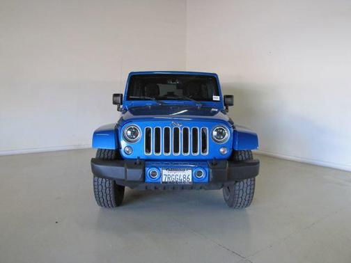Blue 2016 Jeep Wrangler Unlimited Sahara
