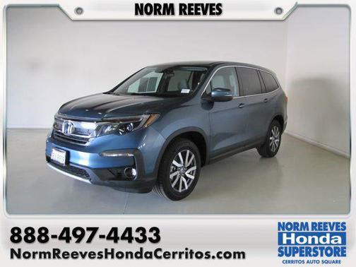 Blue 2021 Honda Pilot 2WD EX