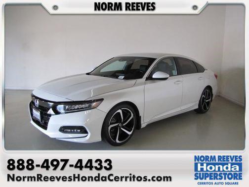 White 2020 Honda Accord Sport 1.5T