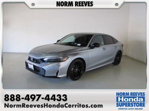 Silver 2025 Honda Civic Sport