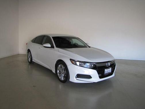 White 2019 Honda Accord LX