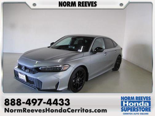 Silver 2025 Honda Civic Sport