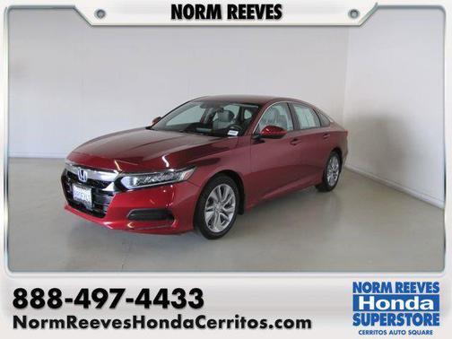 Red 2020 Honda Accord LX 1.5T