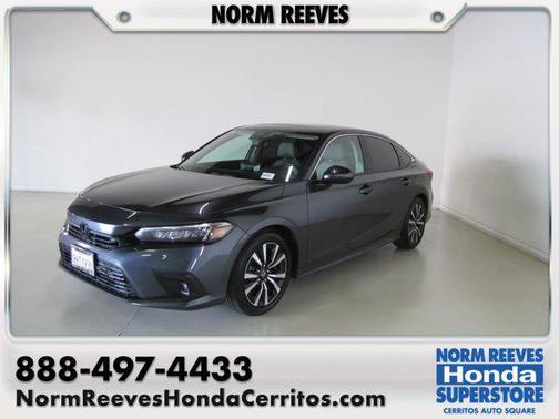 Gray 2023 Honda Civic EX