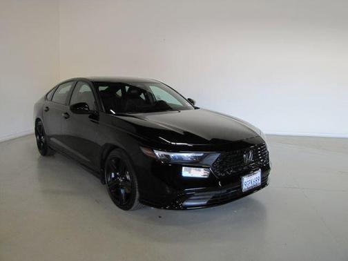Black 2023 Honda Accord Hybrid Sport-L