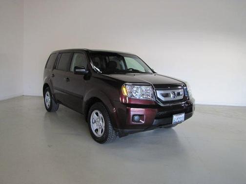 Red 2010 Honda Pilot LX