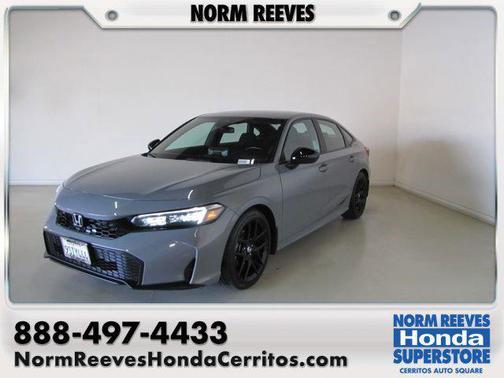 Gray 2025 Honda Civic Sport