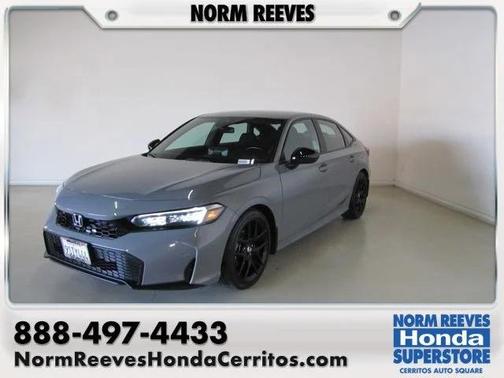 Gray 2025 Honda Civic Sport