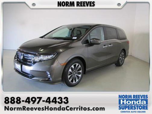 Gray 2021 Honda Odyssey EX-L