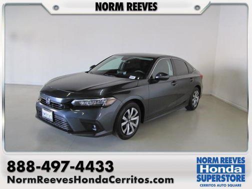 Gray 2024 Honda Civic LX