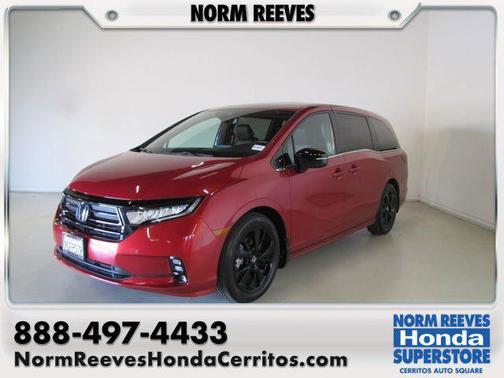 Red 2023 Honda Odyssey Sport