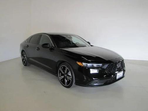 Black 2025 Honda Accord Hybrid Sport