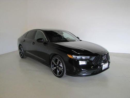Black 2025 Honda Accord Hybrid Sport