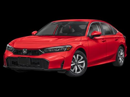 Red 2026 Honda Civic LX
