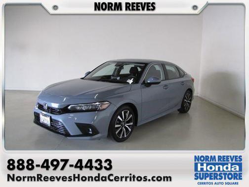 Gray 2024 Honda Civic EX