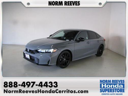 Gray 2025 Honda Civic Sport