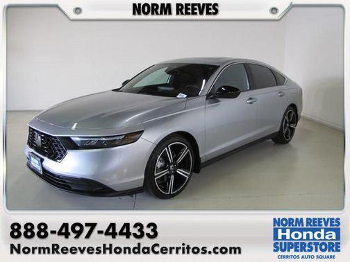 Silver 2025 Honda Accord Hybrid Sport