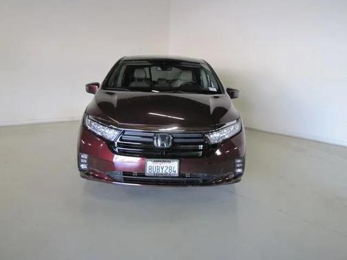 Red 2021 Honda Odyssey EX-L
