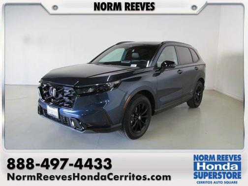 Blue 2025 Honda CR-V Hybrid Sport AWD