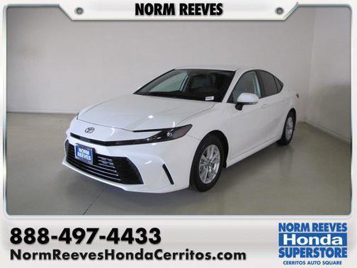 White 2025 Toyota Camry XSE