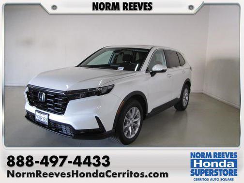 White 2023 Honda CR-V EX AWD