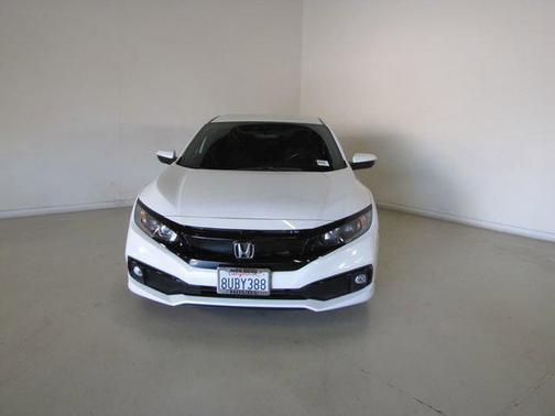 White 2020 Honda Civic Sport