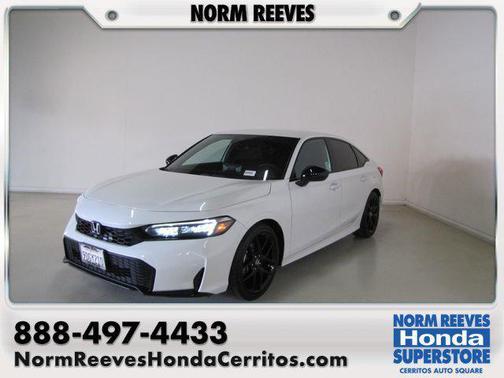 White 2025 Honda Civic Sport