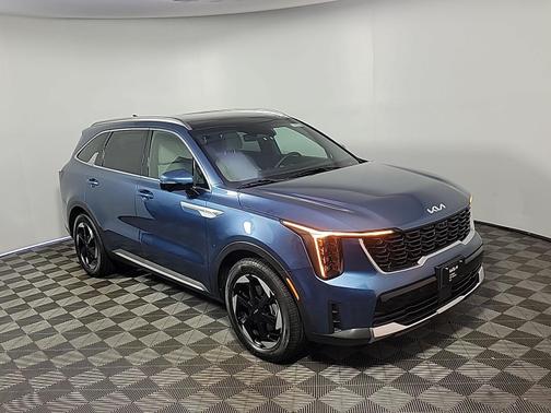 Mineral Blue 2025 Kia Sorento Hybrid SX Prestige