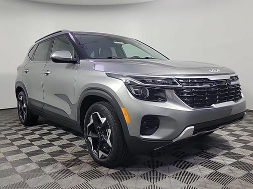 Steel Gray 2024 Kia Seltos EX