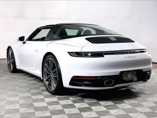 White 2024 Porsche 911 Targa 4