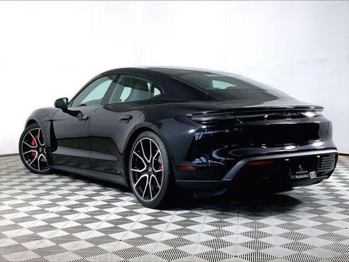 Jet Black 2025 Porsche Taycan 4S