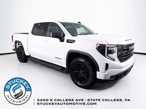 Summit White 2025 GMC Sierra 1500 Elevation