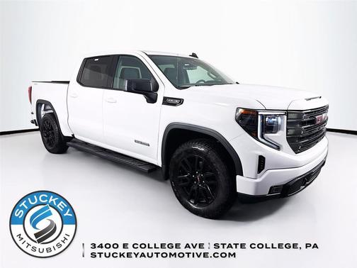 Summit White 2025 GMC Sierra 1500 Elevation