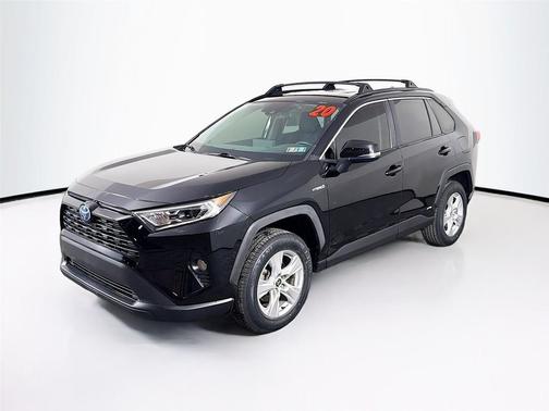 Midnight Black Metallic 2020 Toyota RAV4 Hybrid XLE
