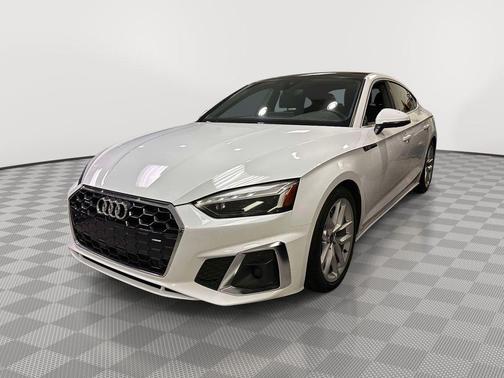 Arkona White 2024 Audi A5 Sportback 45 S line quattro Premium