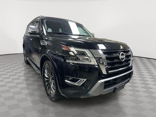 Black 2021 Nissan Armada Platinum