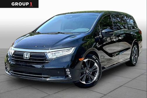 Crystal Black Pearl 2023 Honda Odyssey Elite